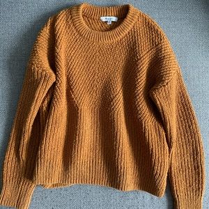 Madewell Gold Pullover Sweater